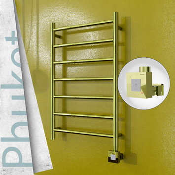 Radiva - Phuket Electric Towel Warmer 500x800 Gold Ktx1 200 W
