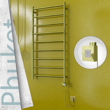 Radiva - Phuket Elektrikli Havlupan 600x1200 Altın Ktx1 300 Watt Spiral Kablolu