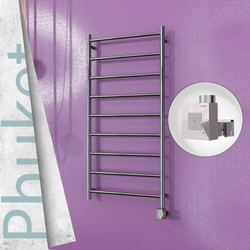 - Phuket Electric Towel Warmer 600x1200 Mirror Finish Ktx1 200 W  - Phuket Electric Towel Warmer 600x1200 Mirror Finish Ktx1 200 W