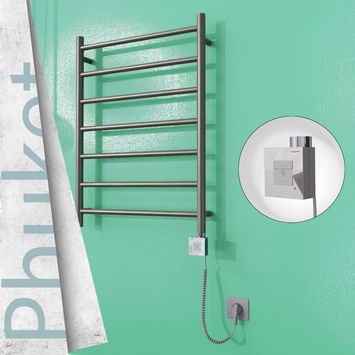  - Phuket Electric Towel Warmer 600x800 Satine Finish Ktx1 200 W (Spiral Cable)