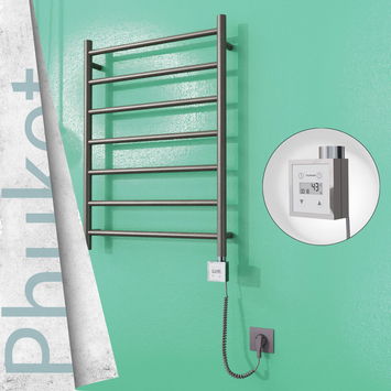  - Phuket Sèche Serviettes Electrique 600x800 Finition peinture satiné Ktx3 200 Watt Câble en spirale