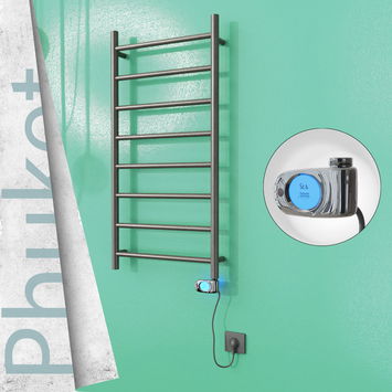  - Phuket Sèche Serviettes Electrique 200 W 500x1000 Finition peinture satiné (Thermostat Musa)