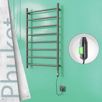 Radiva - Phuket Sèche Serviettes Electrique 200 W 600x1000 Finition peinture satiné (On/Off)