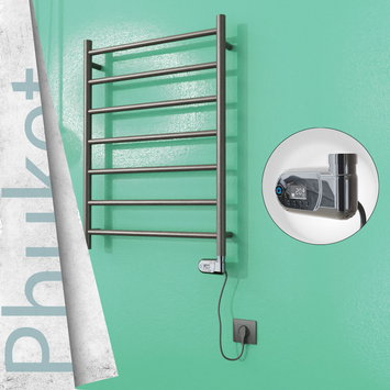 Radiva - Phuket Sèche Serviettes Electrique 200 W 600x800 Finition peinture satiné (Thermostat Thesis)