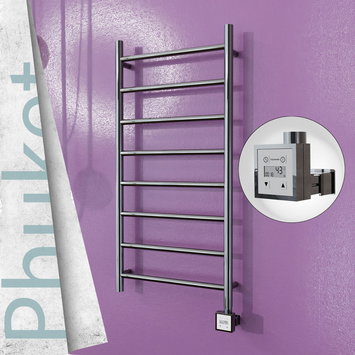 Radiva - Phuket Sèche Serviettes Electrique 500x1000 Finition de polissage Ktx3 200 W