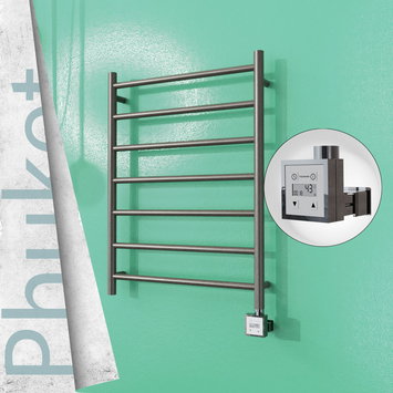 Radiva - Phuket Sèche Serviettes Electrique 600x800 Finition peinture satiné Ktx3 200 W