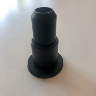 Radiva - Pipe Sleeve Single with Spring Aluminum Noir