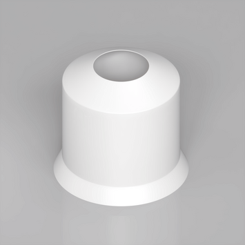 Radiva - PPRC Towel Warmer Tube Hiding Sleeve White
