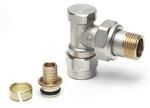 Radiva - Radyatör Dönüş Vanası 1/2'' Köşe (16*2mm Boru Bağl. Rakorlu)