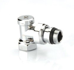 Radiva - Radyatör Dönüş Vanası 1/2'' Krom Köşe