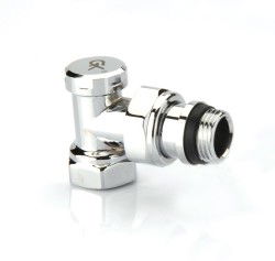 - Radyatör Dönüş Vanası 1/2'' Krom Köşe  - Radyatör Dönüş Vanası 1/2'' Krom Köşe