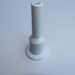 - Single Radiator Tube Hiding Sleeve Plug-In Plastic Blanc 160mm  - Single Radiator Tube Hiding Sleeve Plug-In Plastic Blanc 160mm