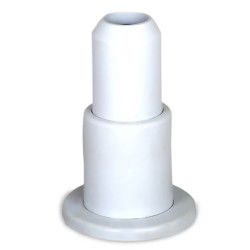 - Single Radiator Tube Hiding Sleeve Stringed Plastic Blanc  - Single Radiator Tube Hiding Sleeve Stringed Plastic Blanc