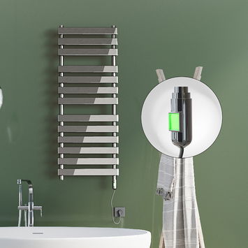 Radiva - Tahiti Electric Towel Warmer 200 Watt 500x950 Chrome (On/Off)
