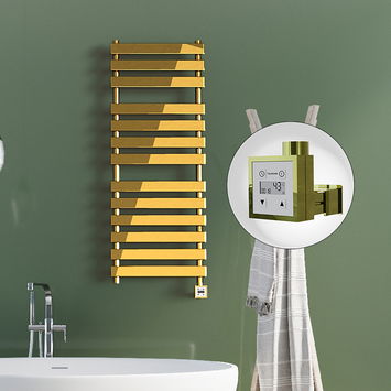Radiva - Tahiti Electric Towel Warmer 500x950 Gold Ktx3 200 W