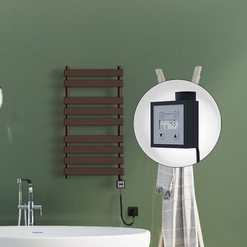  - Tahiti Electric Towel Warmer 500x1300 Antique Copper Ktx3 300 W (Spiral Cable)