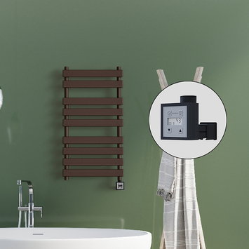Radiva - TAHITI Elektrikli Havlupan 500x1300 Bakır Eskitme Parlak (KTX3 Termostat) 600W