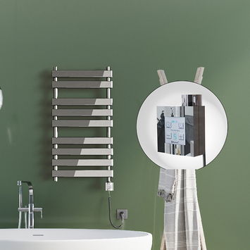  - TAHITI Elektrikli Havlupan 500x1300 Krom (KTX4 Termostat) 600W Spiral Kablolu