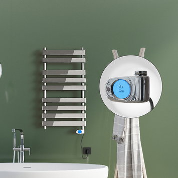 Radiva - Tahiti Elektrikli Havlupan 500x1300 Krom (Musa Termostat) 600W