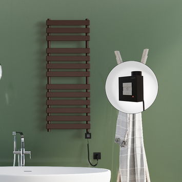  - Tahiti Electric Towel Warmer 500x950 Antique Copper Ktx1 200 W (Spiral Cable)