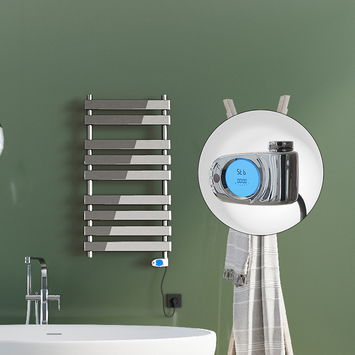 Radiva - Tahiti Sèche Serviettes Electrique 600 Watt 500x1300 Chrome (Thermostat Musa) Radiva - Tahiti Sèche Serviettes Electrique 600 Watt 500x1300 Chrome (Thermostat Musa)