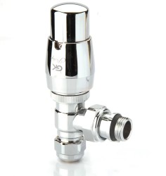 Radiva - Thermostatic Radiator Valve 1/2'' Chrome Corner (16x2 Connection)