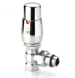 Radiva - Termostatik Radyatör Vanası 1/2'' Krom Köşe