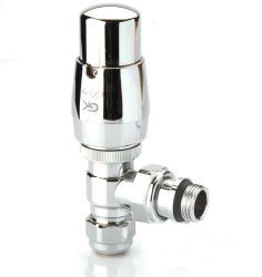- Thermostatic Radiator Valve 1/2'' Chrome Corner (16x2 Connection)  - Thermostatic Radiator Valve 1/2'' Chrome Corner (16x2 Connection)