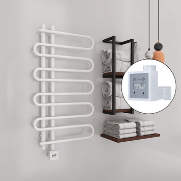 Radiva - Zante Electric Towel Warmer 500x1000 White Ktx3 300 W Radiva - Zante Electric Towel Warmer 500x1000 White Ktx3 300 W