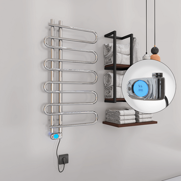 Radiva - Zante Sèche Serviettes Electrique 200 Watt 500x1000 Chrome (Thermostat Thesis) Radiva - Zante Sèche Serviettes Electrique 200 Watt 500x1000 Chrome (Thermostat Thesis)