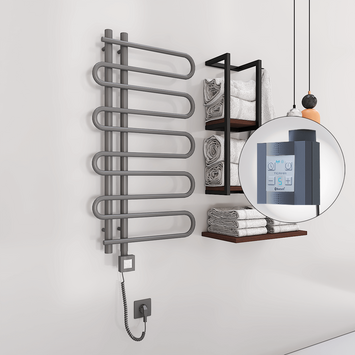 Radiva - ZANTE Elektrikli Havlupan 500x1000 Antrasit (KTX4 Termostat) 300W Spiral Kablolu Radiva - ZANTE Elektrikli Havlupan 500x1000 Antrasit (KTX4 Termostat) 300W Spiral Kablolu
