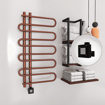  - ZANTE Elektrikli Havlupan 500x1000 Bakır Eskitme (KTX1 Termostat) 200W