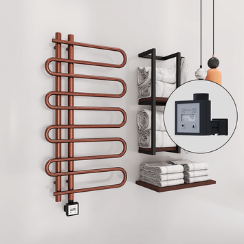 Radiva - Zante Electric Towel Warmer 500x1000 Antique Copper Ktx3 200 W