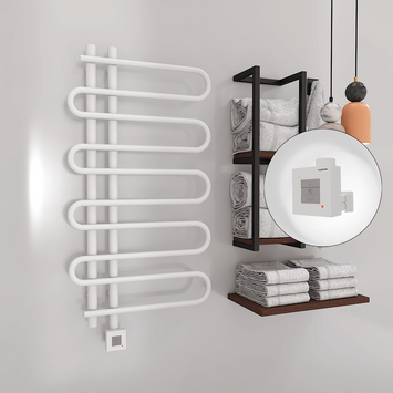 Radiva - Zante Sèche Serviettes Electrique 500x1000 Blanc Ktx1 300 Watt Radiva - Zante Sèche Serviettes Electrique 500x1000 Blanc Ktx1 300 Watt