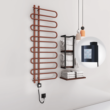  - ZANTE Elektrikli Havlupan 600x1400 Bakır Eskitme (KTX4 Termostat) 300W Spiral Kablolu